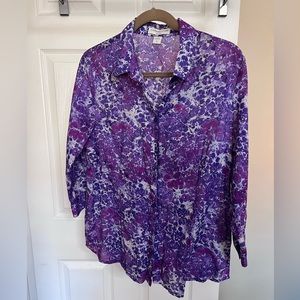 Coldwater Creek sheer blouse